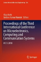 Book Cover for Proceedings of the Third International Conference on Microelectronics, Computing and Communication Systems by Vijay Nath