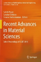 Book Cover for Recent Advances in Material Sciences by Satish Pujari