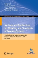 Book Cover for Methods and Applications for Modeling and Simulation of Complex Systems by Gary Tan