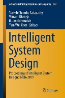 Book Cover for Intelligent System Design by Suresh Chandra Satapathy