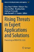 Book Cover for Rising Threats in Expert Applications and Solutions by Vijay Singh Rathore