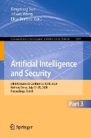 Book Cover for Artificial Intelligence and Security by Xingming Sun