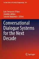 Book Cover for Conversational Dialogue Systems for the Next Decade by Luis Fernando D'Haro
