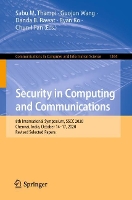 Book Cover for Security in Computing and Communications by Sabu M. Thampi