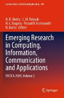 Book Cover for Emerging Research in Computing, Information, Communication and Applications by N R Shetty