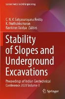 Book Cover for Stability of Slopes and Underground Excavations by C N V Satyanarayana Reddy