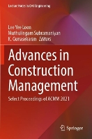 Book Cover for Advances in Construction Management by Lee Yee Loon