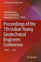 Book Cover for Proceedings of the 7th Indian Young Geotechnical Engineers Conference by Ashim Kanti Dey