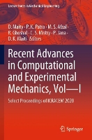 Book Cover for Recent Advances in Computational and Experimental Mechanics, Vol—I by D Maity