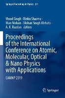 Book Cover for Proceedings of the International Conference on Atomic, Molecular, Optical & Nano Physics with Applications by Vinod Singh