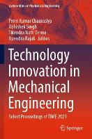 Book Cover for Technology Innovation in Mechanical Engineering by Prem Kumar Chaurasiya