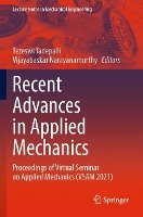 Book Cover for Recent Advances in Applied Mechanics by Tezeswi Tadepalli