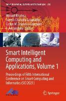 Book Cover for Smart Intelligent Computing and Applications, Volume 1 by Vikrant Bhateja