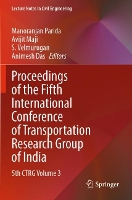 Book Cover for Proceedings of the Fifth International Conference of Transportation Research Group of India by Manoranjan Parida