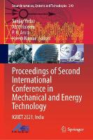 Book Cover for Proceedings of Second International Conference in Mechanical and Energy Technology by Sanjay Yadav