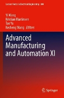 Book Cover for Advanced Manufacturing and Automation XI by Yi Wang