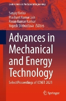 Book Cover for Advances in Mechanical and Energy Technology by Sanjay Yadav