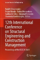 Book Cover for 12th International Conference on Structural Engineering and Construction Management by Ranjith Dissanayake