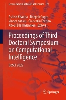 Book Cover for Proceedings of Third Doctoral Symposium on Computational Intelligence by Ashish Khanna