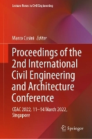 Book Cover for Proceedings of the 2nd International Civil Engineering and Architecture Conference by Marco Casini