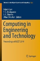 Book Cover for Computing in Engineering and Technology by Brijesh Iyer