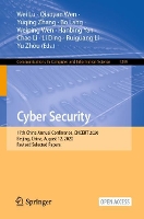 Book Cover for Cyber Security by Wei Lu