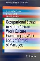 Book Cover for Occupational Stress in South African Work Culture by Nasima MH Carrim, J. Alewyn Nel, Riana Schoeman