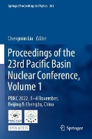 Book Cover for Proceedings of the 23rd Pacific Basin Nuclear Conference, Volume 1 by Chengmin Liu