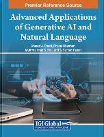 Book Cover for Advanced Applications of Generative AI and Natural Language Processing Models by Ahmed J Obaid