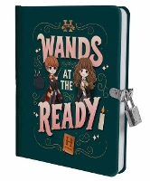 Book Cover for Harry Potter: Wands at the Ready Lock & Key Diary by Insight Editions