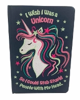 Book Cover for I Wish I Was A Unicorn Embroidered Journal by Insight Editions