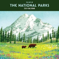 Book Cover for The Art of the National Parks 2024 Calendar by Fifty-Nine Parks