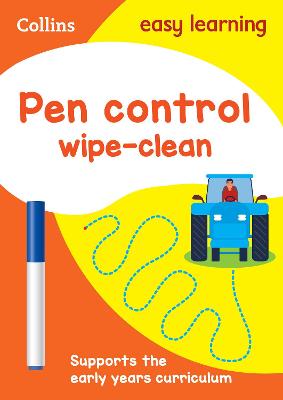 Pen Control Age 3-5 Wipe Clean Activity Book