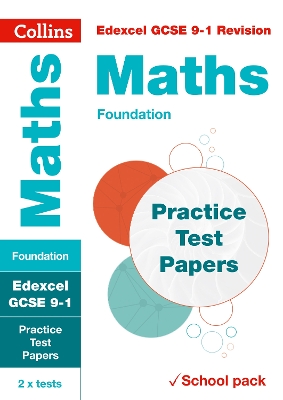 Edexcel GCSE 9-1 Maths Foundation Practice Test Papers