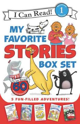 I Can Read My Favorite Stories Box Set Happy Birthday, Danny and the Dinosaur!; Clark the Shark: Tooth Trouble; Harry and the Lady Next Door; The Berenstain Bears: Down on the Farm; Splat the Cat Make
