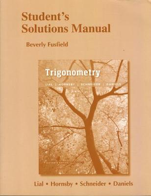 Student's Solutions Manual for Trigonometry