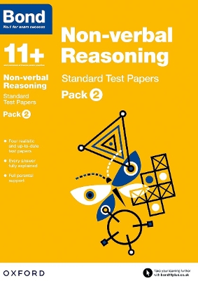 Bond 11+: Non-verbal Reasoning: Standard Test Papers: Ready for the 2024 exam