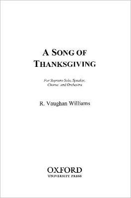 A Song of Thanksgiving