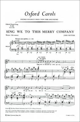 Sing we to this merry company