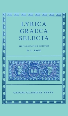 Lyrica Graeca Selecta