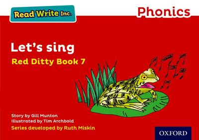 Read Write Inc. Phonics: Let's Sing (Red Ditty Book 7)