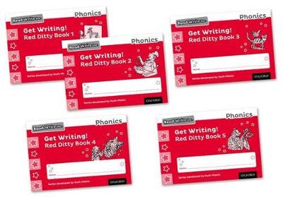 Read Write Inc. Phonics: Get Writing! Red Ditty Books 1-5 Mixed Pack of 5