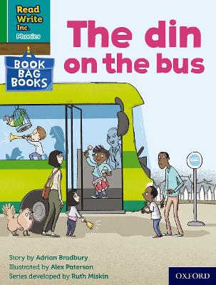 Read Write Inc. Phonics: The din on the bus (Green Set 1 Book Bag Book 1)