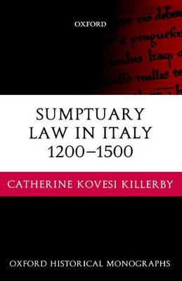 Sumptuary Law in Italy 1200-1500
