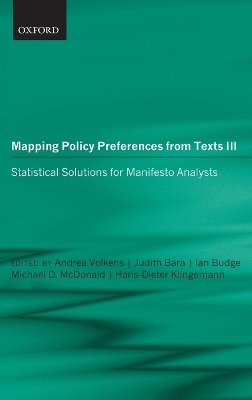 Mapping Policy Preferences from Texts