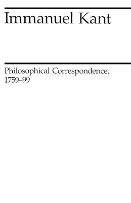 Philosophical Correspondence, 1759-1799