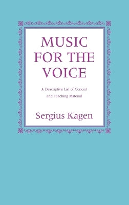 Music for the Voice, Revised Edition