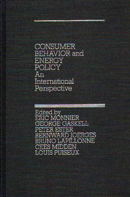 Consumer Behavior and Energy Policy