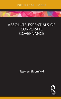 Absolute Essentials of Corporate Governance