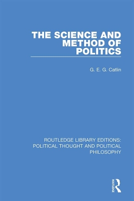 The Science and Method of Politics